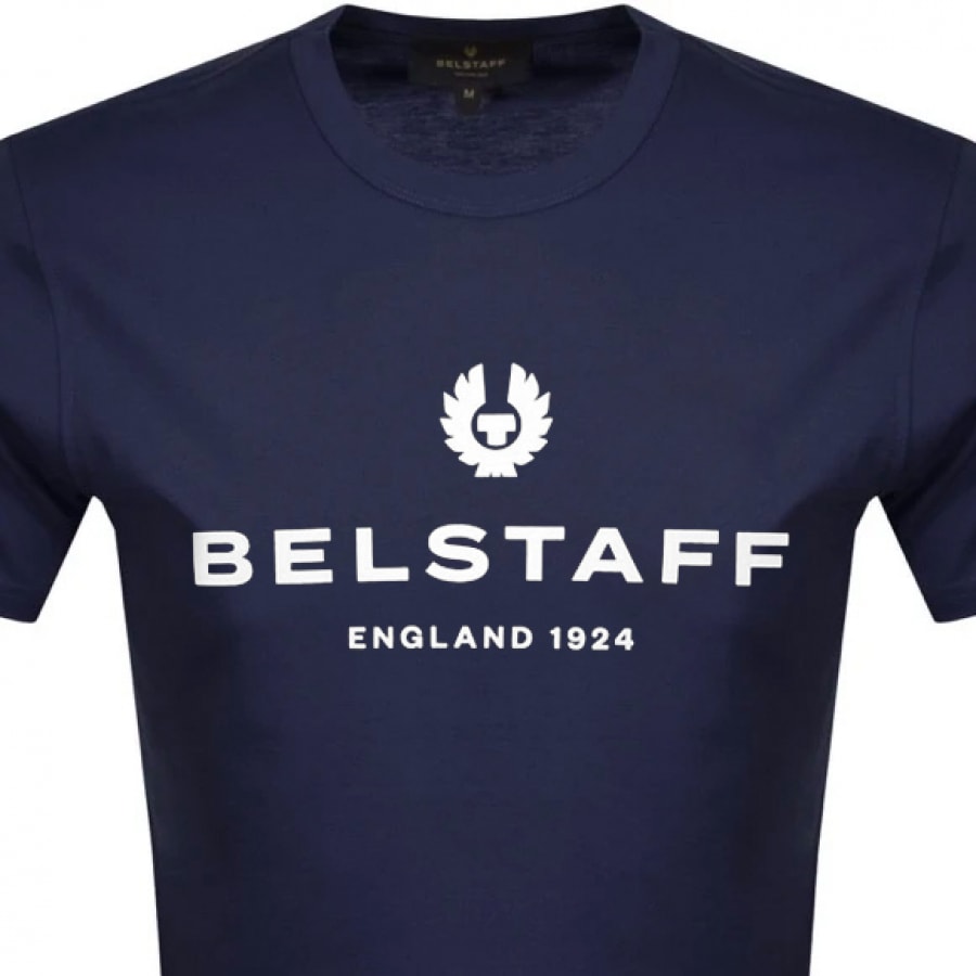 Alternative Image for ProductBelstaff Logo T Shirt Navy2